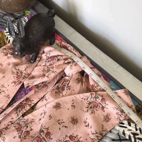 House Of Harlow 1960 Linen Blend Floral Halter Mini Dress sz Large NWT - Picture 8 of 15